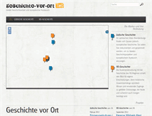 Tablet Screenshot of geschichte-vor-ort.org